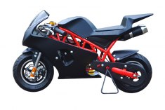 Мотоцикл Минимото MOTAX 50 сс в стиле Ducati чёрный