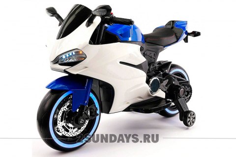 Мотоцикл Ducati 12V FT1628 сине-белый
