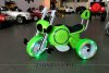 Мотоцикл Bubble с педалями зеленый