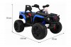 Квадроцикл Maverick ATV 12V 4WD BBH 3588-4 BLUE
