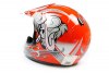 Шлем MOTAX S ( 49-50 см ) красно-серый