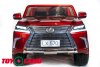Электромобиль Lexus LX 570 красный краска