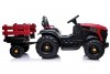 Электромобиль Bettyma BDM0925 трактор с прицепом красный