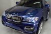 Электромобиль BMW Х6 синий лицензия
