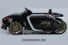 Электромобиль Maserati GT черный