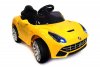 Электромобиль Ferrari O222OO кожа желтый