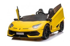 Электромобиль Lamborghini Aventador SVJ Yellow Carbon SX2028S YELLOW