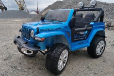 Электромобиль Jeep Rubicon YEP5016 4х4 синий краска