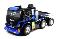 Mercedes-Benz Axor с прицепом H777HH темно-синий
