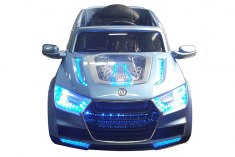 Электромобиль KT6576 Bugatti VIP голубой металлик