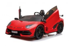 Электромобиль Lamborghini Aventador SVJ Red Carbon SX2028S Red