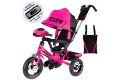 Велосипед City H7 розовый с надувными колесами 10-8
