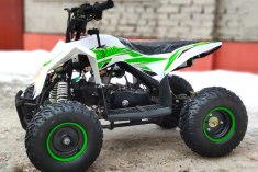 Квадроцикл MOTAX GEKKON 90cc 1+1 бело-зеленый