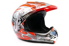 Шлем MOTAX L ( 53-54 см ) красно-серый