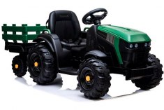 Электромобиль Bettyma BDM0925 трактор с прицепом зеленый