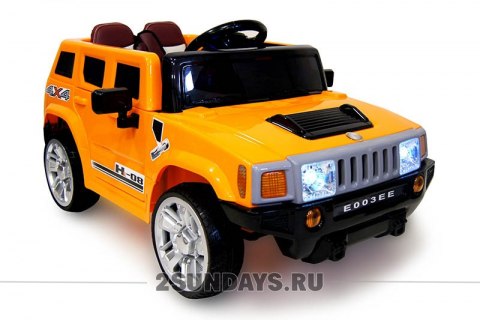 Электромобиль Hummer E003EE оранжевый