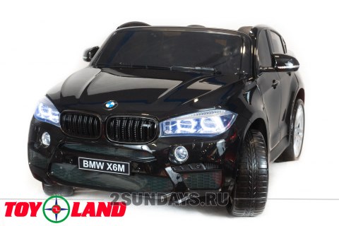 Электромобиль BMW X6M JJ2168 черный краска