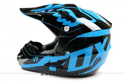 Шлем FOX M ( 51-52 см ) черно-синий