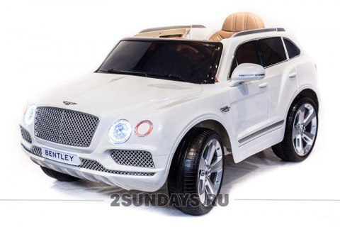 Электромобиль Bentley Bentayga белый