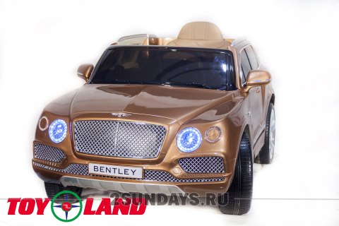 Электромобиль Bentley Bentayga бронзовый