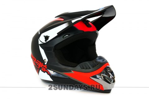 Шлем MOTAX S ( 49-50 см ) G6 черно-красный