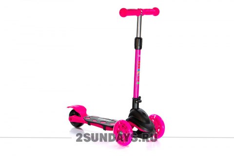 Самокат Scooter Mini Micar Zumba розовый-черный