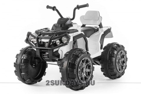 Квадроцикл Grizzly ATV 4WD White 12V с пультом управления - BDM0906-4