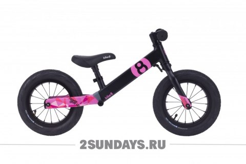 Беговел Bike8 Suspension Standart black-pink