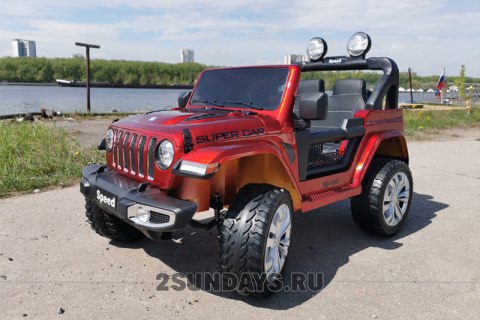 Jeep Rubicon YEP5016 4х4 красный краска