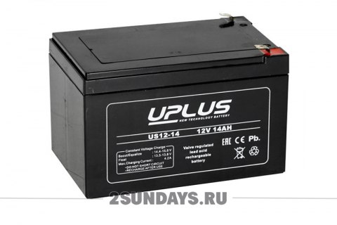 Аккумулятор 12V 14Ah UPlus US12-14
