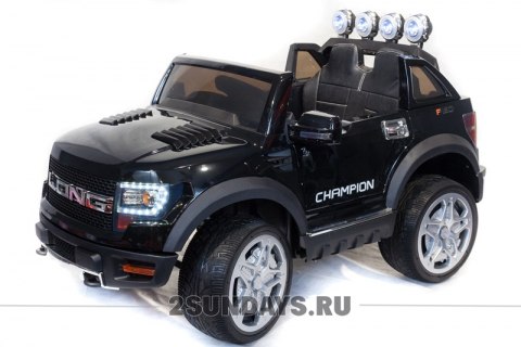 Электромобиль Jeep Long BBH1388 черный