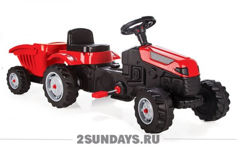 Трактор Pilsan Active Tractor 07-316 красный