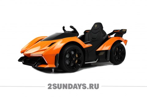 Электромобиль Lamborghini GT HL528 оранжевый