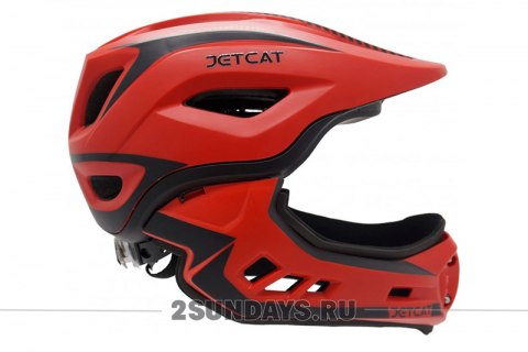 Шлем JATCAT FullFace Raptor р.S Red-Black-Ирокез