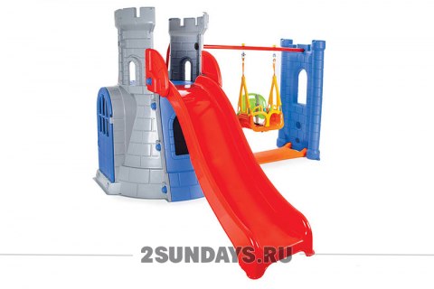 Pilsan Castle Slide Swing 07-961