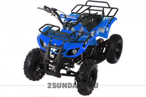 Квадроцикл MOTAX ATV X-16 Mini Grizlik Big Wheel э/с синий