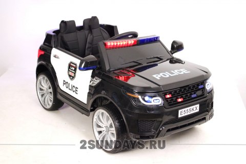 Электромобиль POLICE E555KX черный