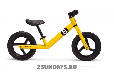 Беговел Bike8 Racing EVA yellow