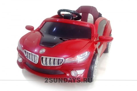 Электромобиль BMW O002OO VIP красный