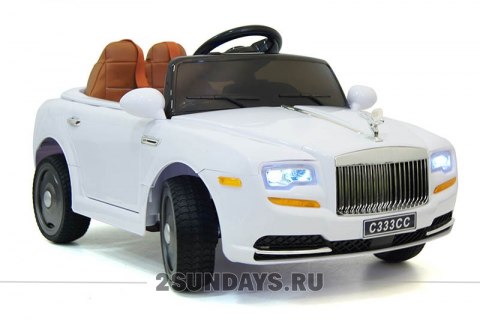 Электромобиль Rolls Royce C333CC белый
