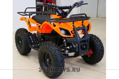 Квадроцикл MOTAX Mini Grizlik ATV X-16 1000W Big Wheel оранжевый