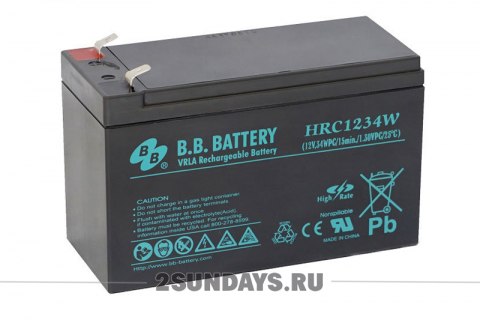 Аккумулятор 12V 9Ah B.B.Battery HR