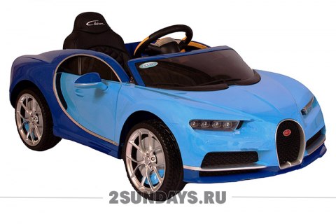 Bugatti Chiron HL318 голубой с синим глянец