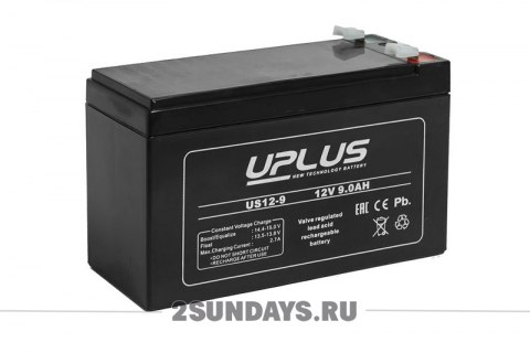 Аккумулятор 12V 9Ah UPlus US12-9