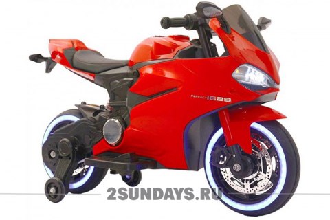 Мотоцикл Ducati 12V FT1628 красный