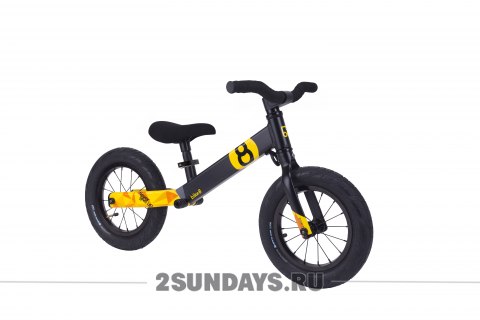 Беговел Bike8 Suspension Pro black-yellow