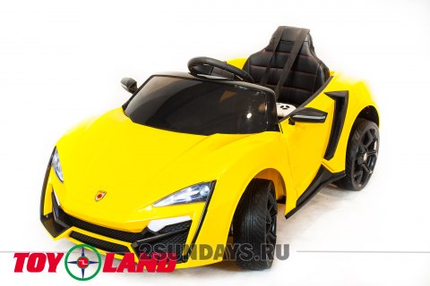 Электромобиль Lykan QLS 5188 4Х4 желтый