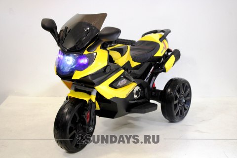 Мотоцикл K222KK на аккумуляторе желтый