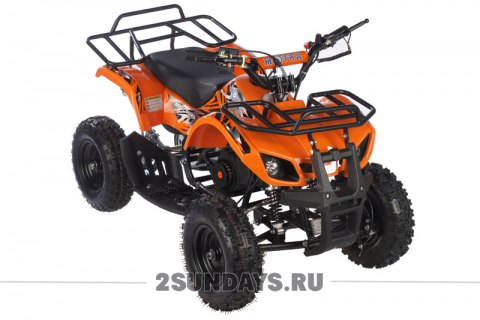 Квадроцикл MOTAX ATV X-16 Mini Grizlik Big Wheel м/с оранжевый