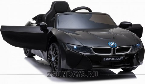 Электромобиль BMW i8 Coupe JE1001 черный глянец